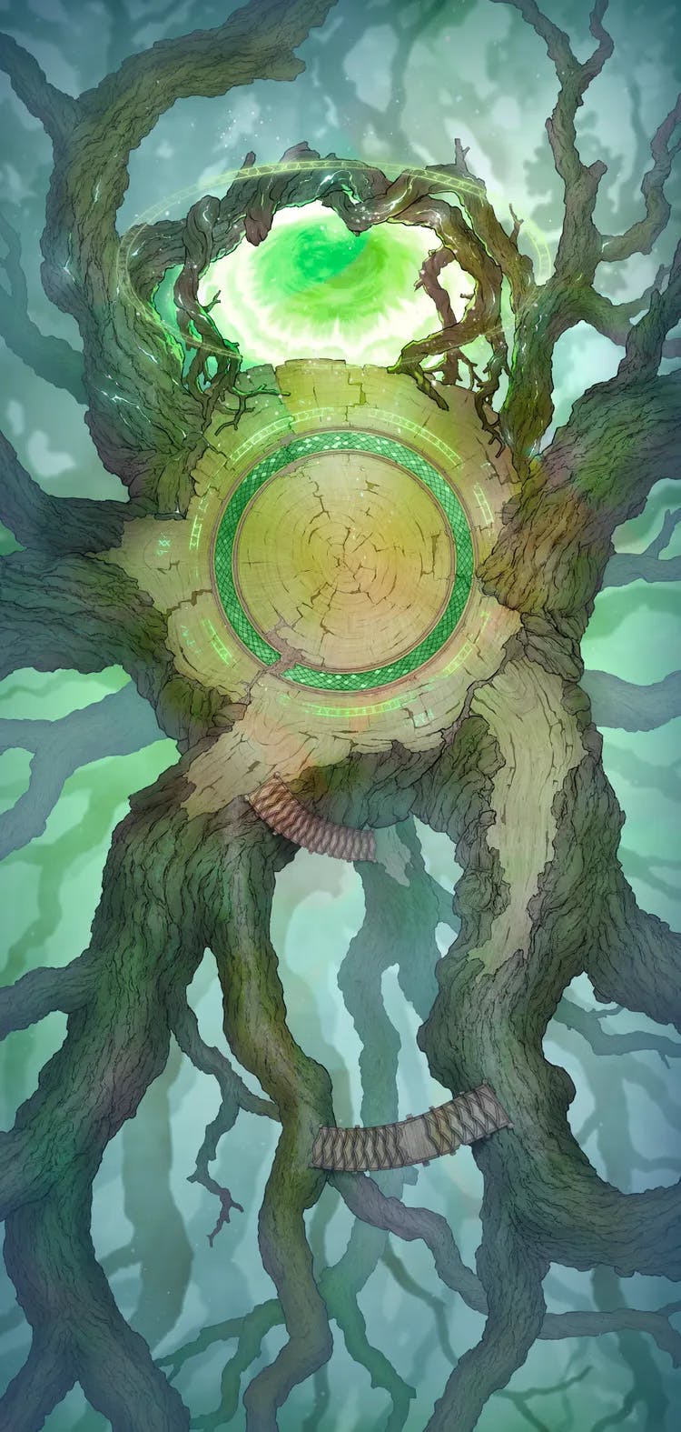 Yggdrasil Treetop map, Verdant Portal variant thumbnail