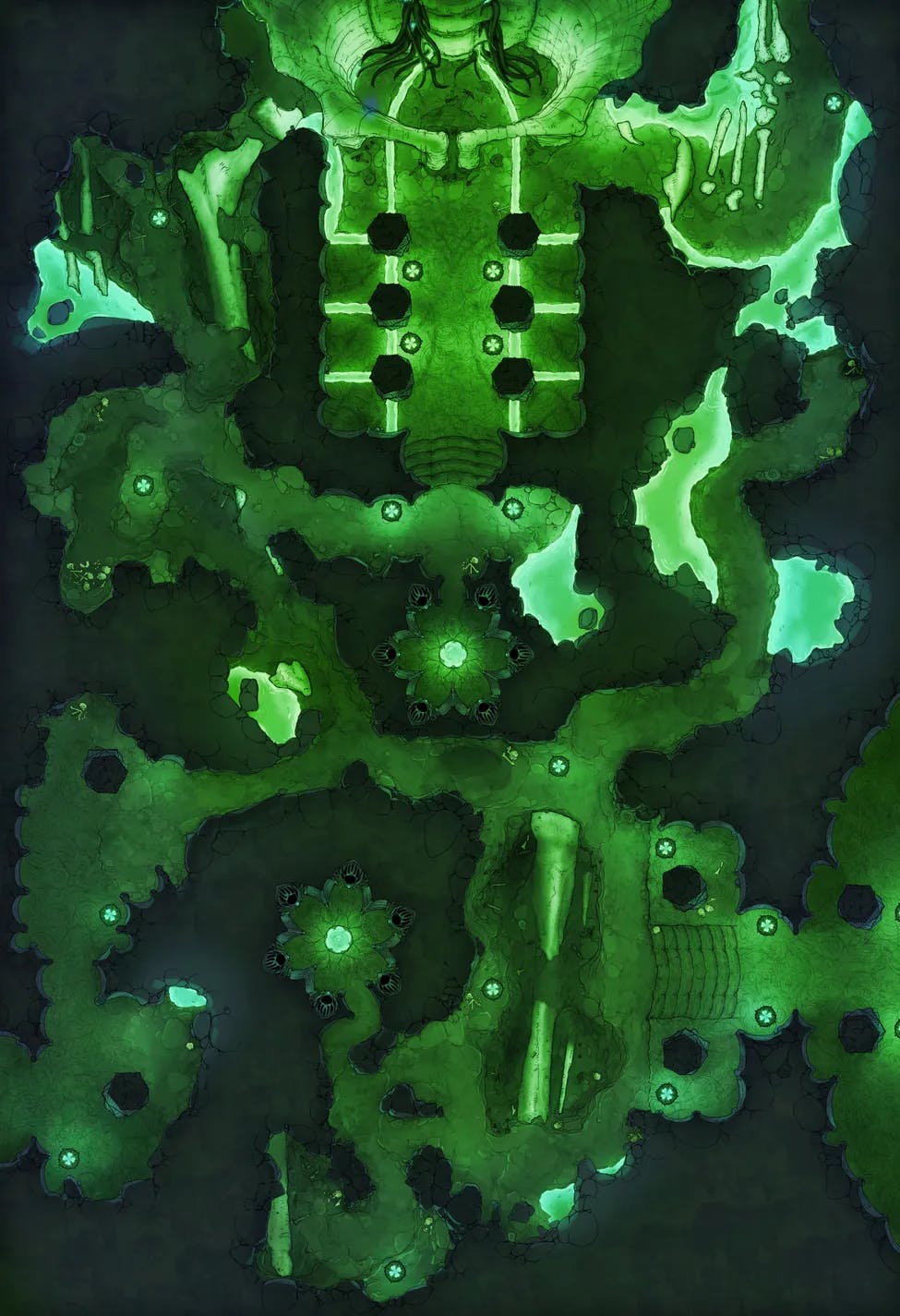 Elder Brain Sacrum Shrine map, Green variant thumbnail