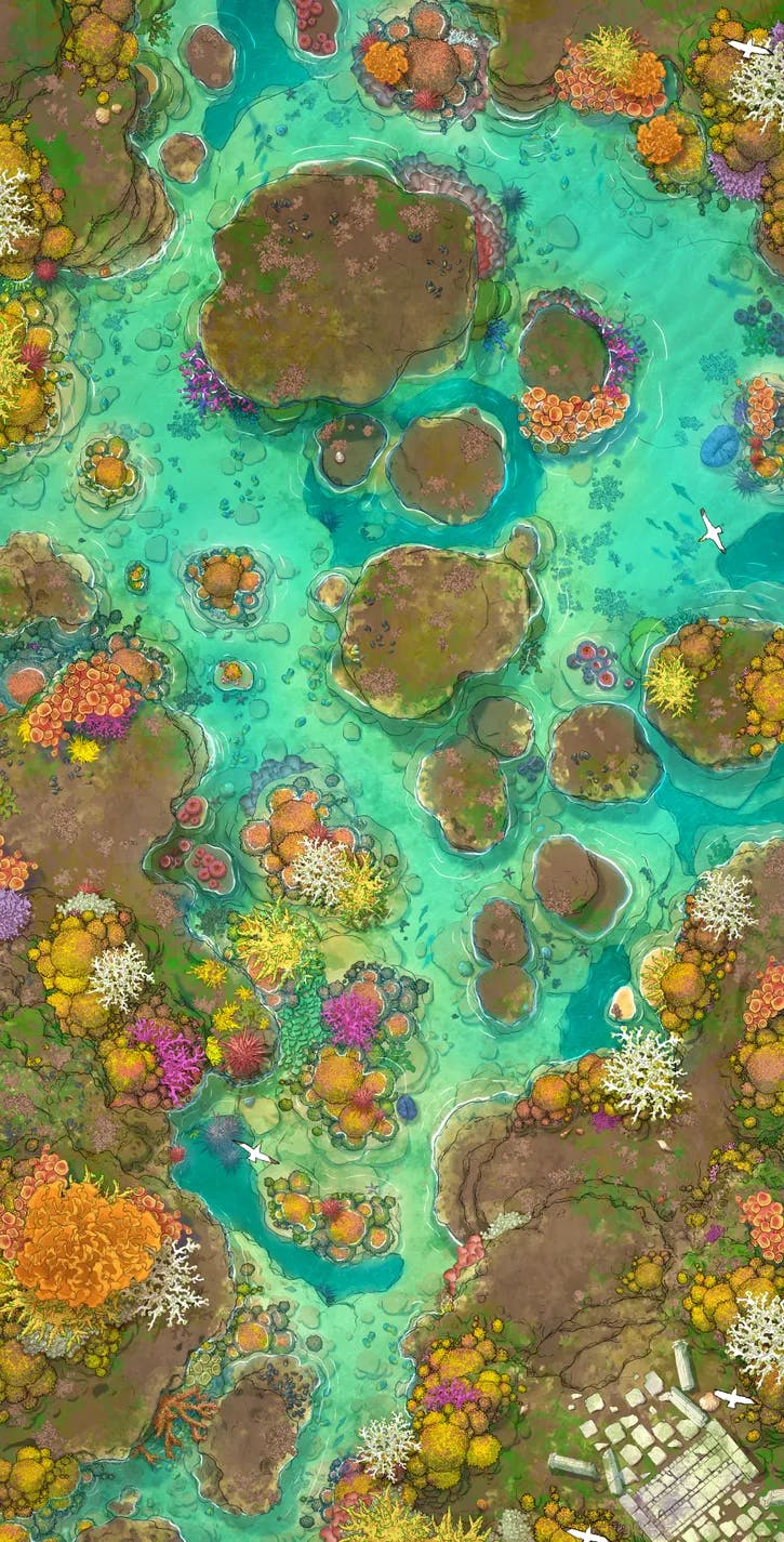 Dead Angel Reef map, Original No Angel Day variant thumbnail