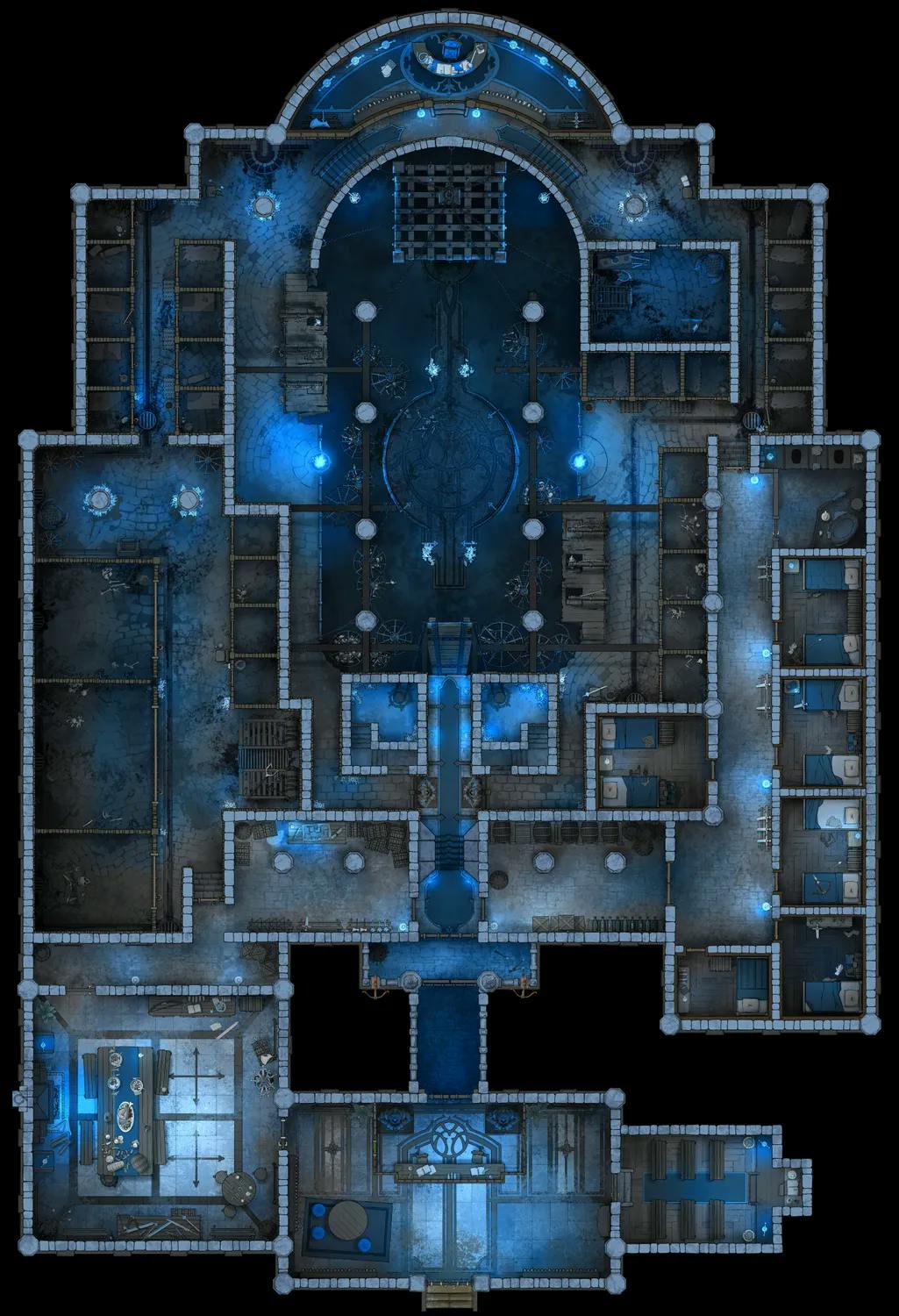 Medieval Jail map, Fire Blue variant thumbnail