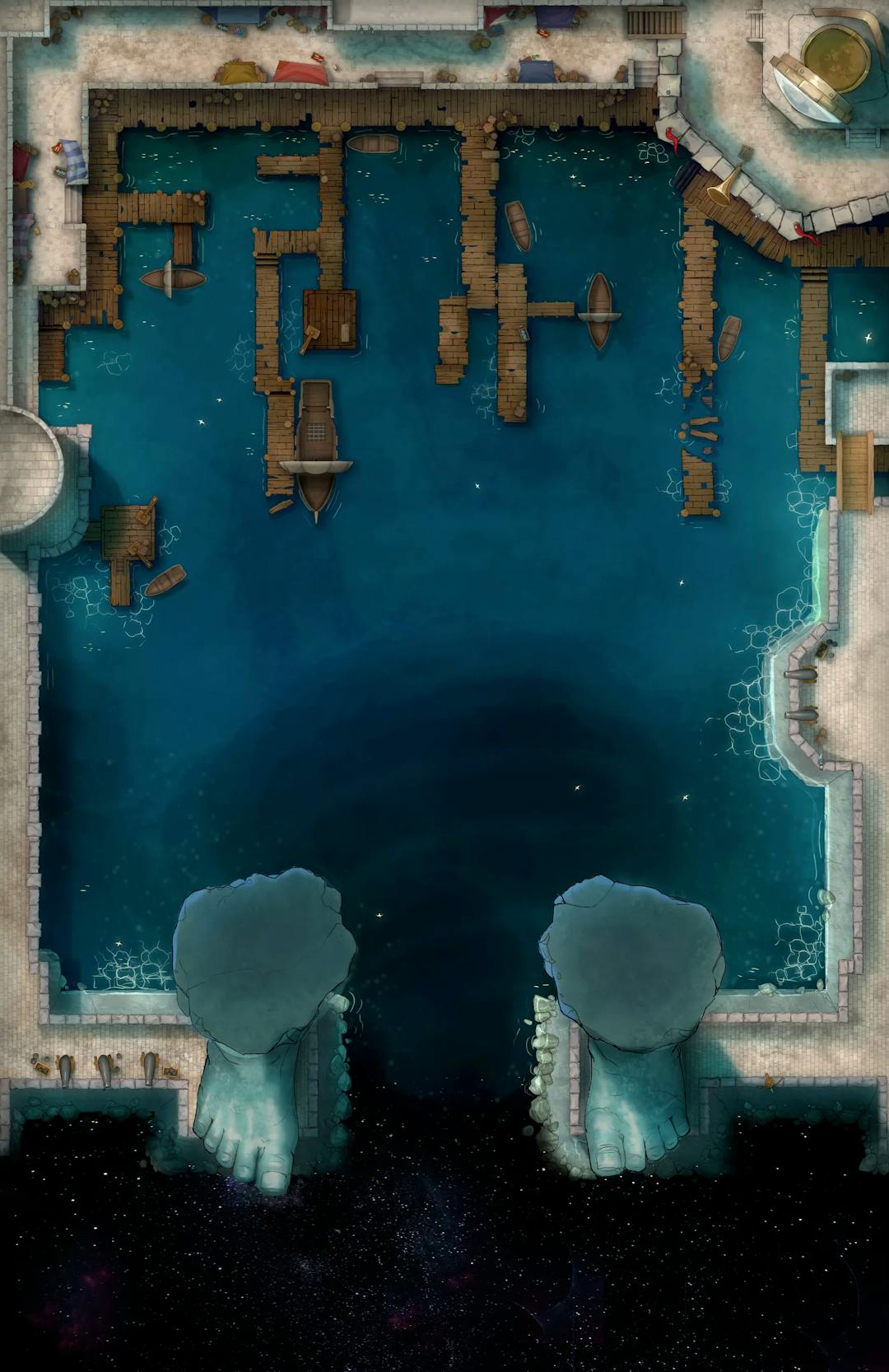 Colossus Port map, Into The Astral Sea variant