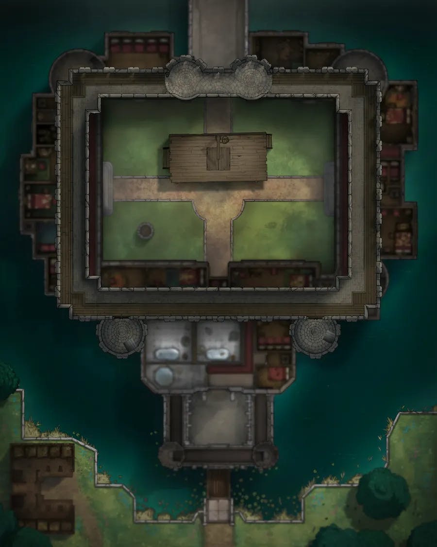 Palace Outer Court map, Third Floor Gallows variant thumbnail