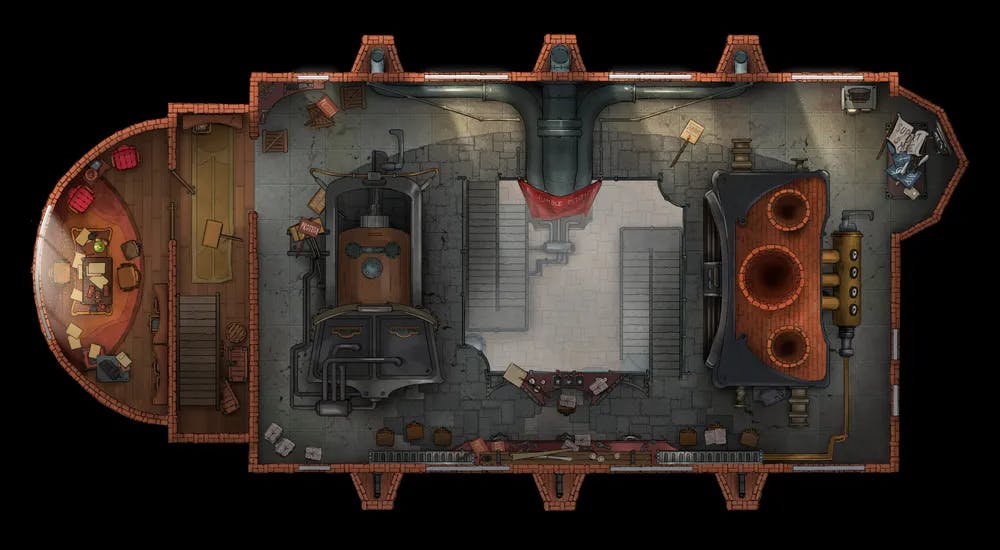 Steam Factory map, Engine Off Floor 2 variant thumbnail