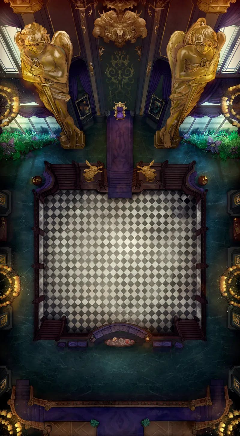 Opulent Ballroom map, Throne Room variant