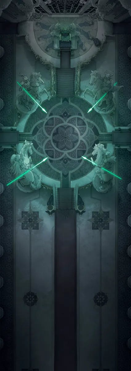 Royal Throne Room map, Knightmare variant