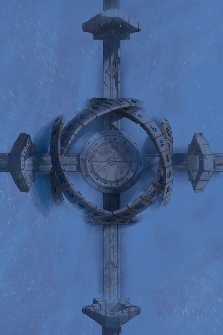 Celestial Gate map, Frozen variant