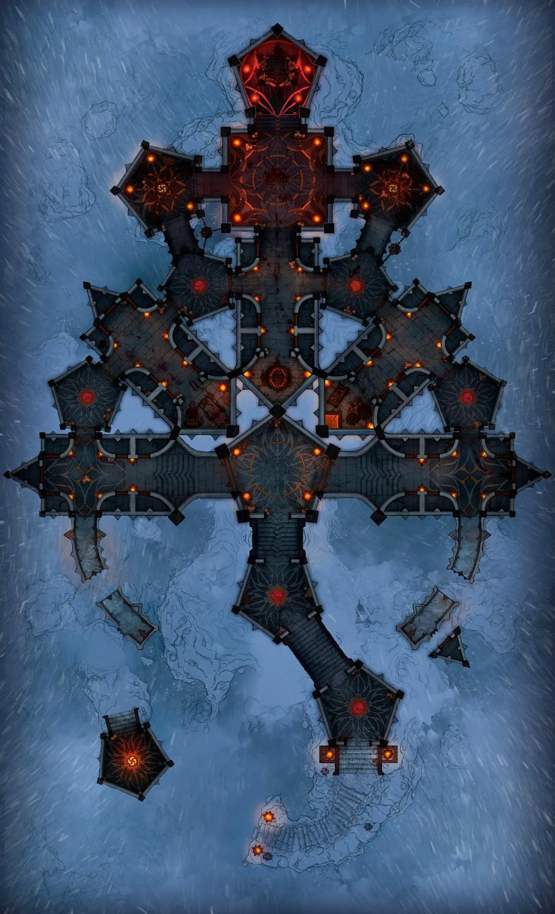 Hellfire Prison map, Arctic variant