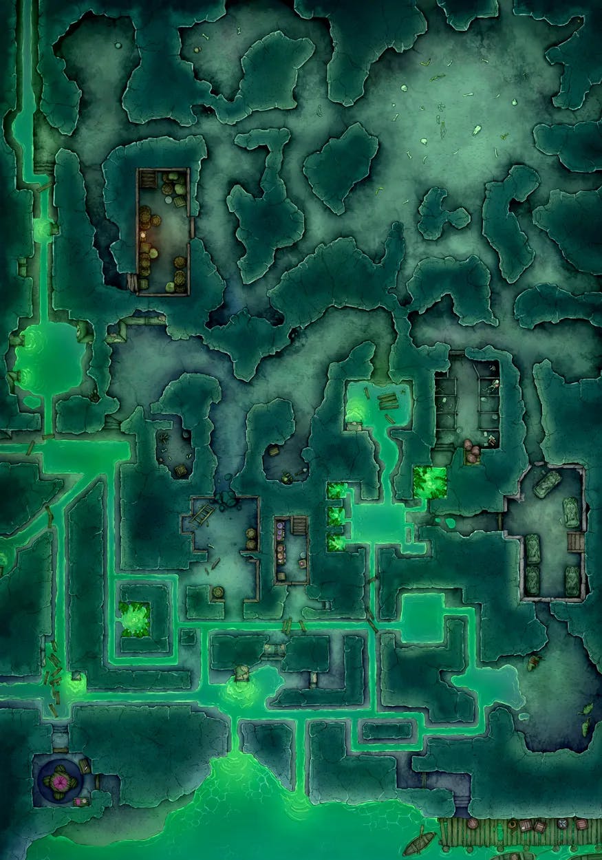 Cavern of the Venom Queen map, Toxic variant