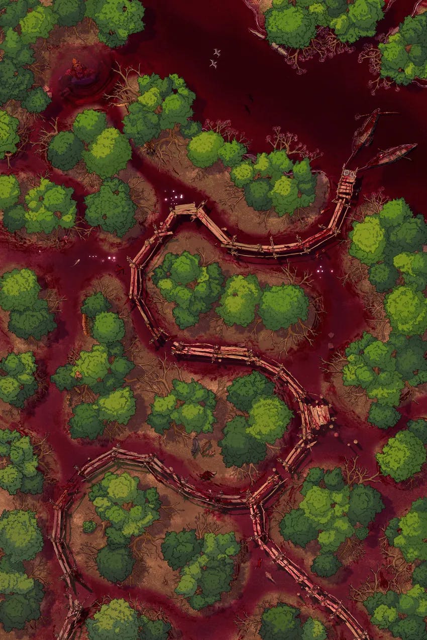 Mangrove Forest map, Blood River variant thumbnail