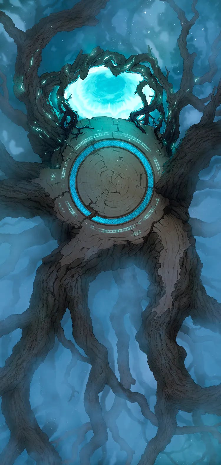Yggdrasil Treetop map, No Stairs Night variant thumbnail