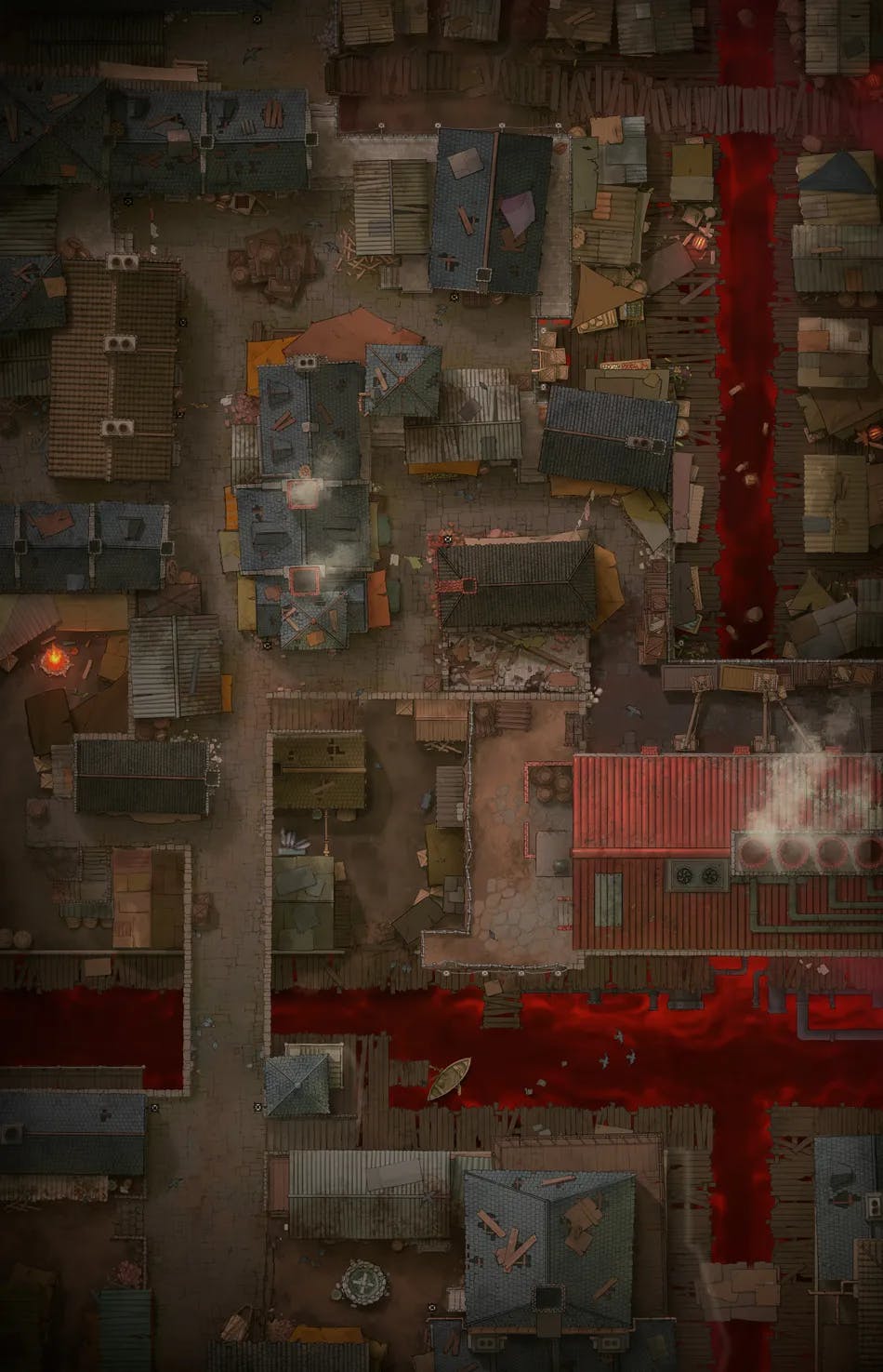 Slum District map, Blood River variant thumbnail