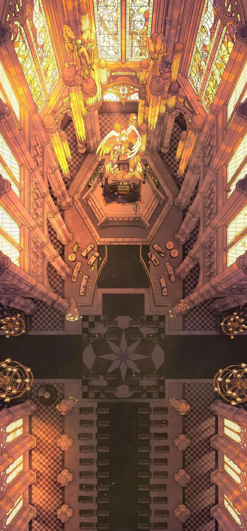 Grand Cathedral Interior map, Sunset variant thumbnail