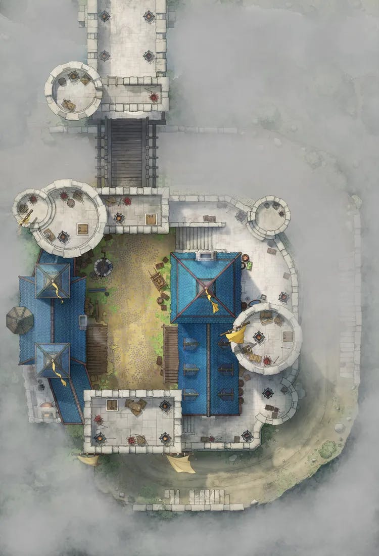 Riverwood Toll Castle map, Rising Fog 3 variant thumbnail
