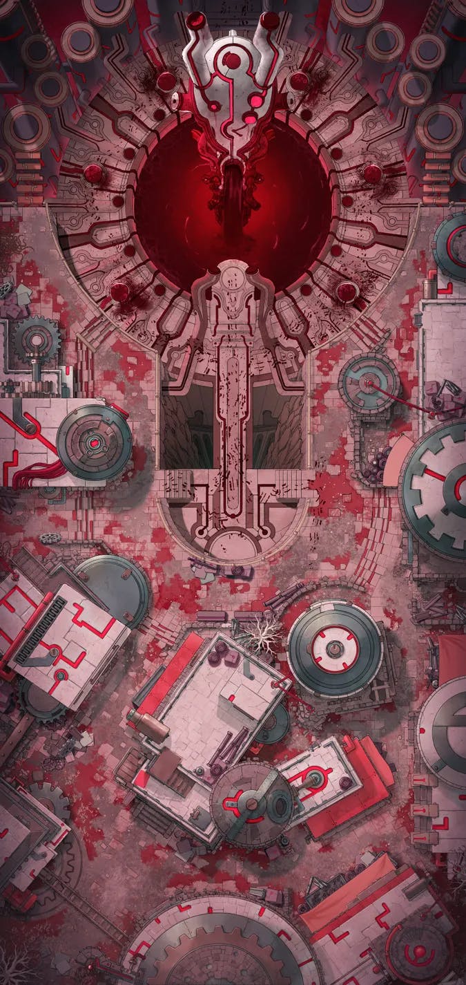 Warforged City Centre map, Blood Pit variant