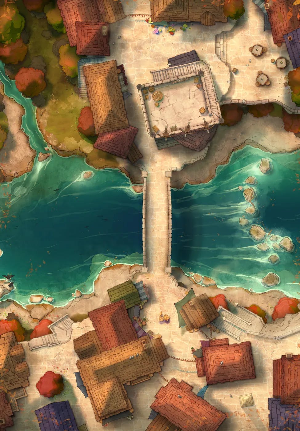 Bridge Town map, Autumn variant thumbnail