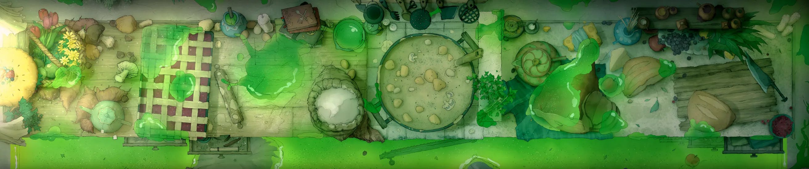 Giant Kitchen map, Slime variant