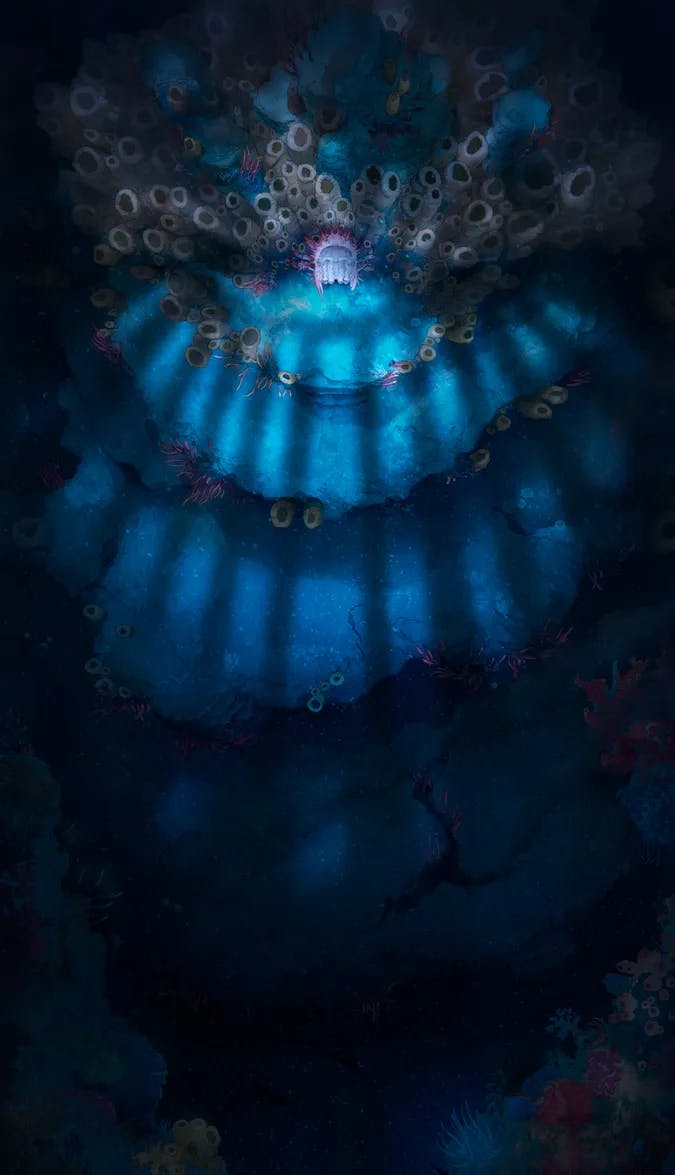 Deep Sea Organ map, Quiet Throne variant