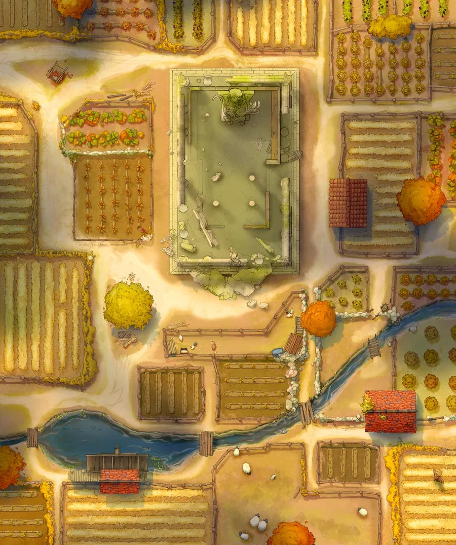 Temple Pastures map, Autumn variant thumbnail