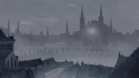 Grand Cathedral map, Fog variant