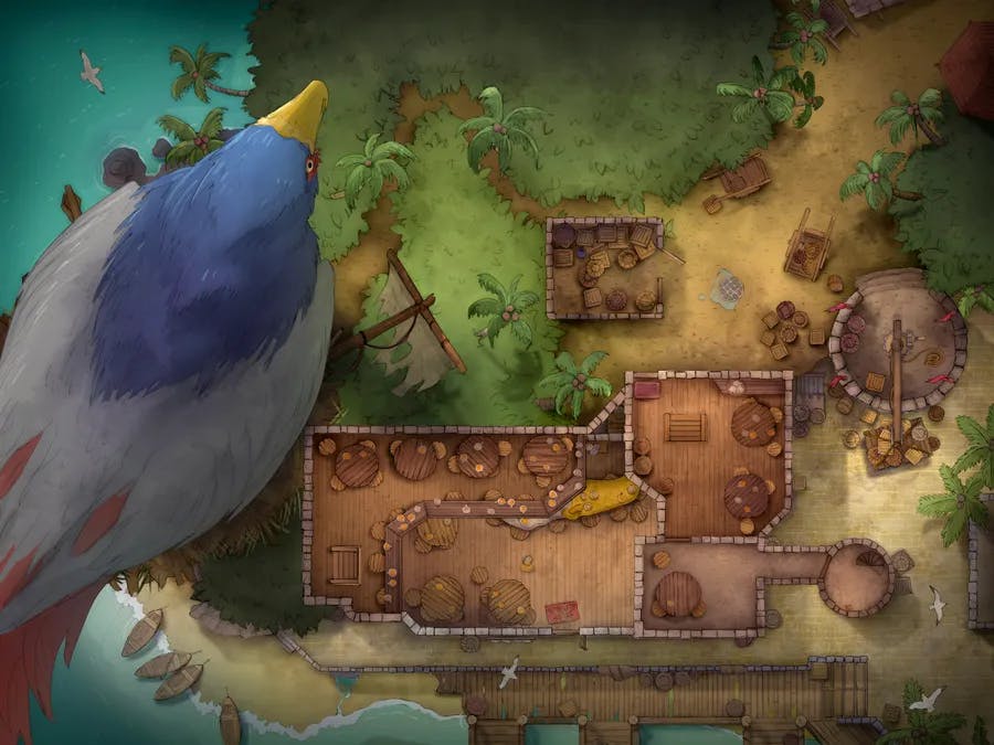 Pirate Port Tavern map, Roc Nest Day variant thumbnail