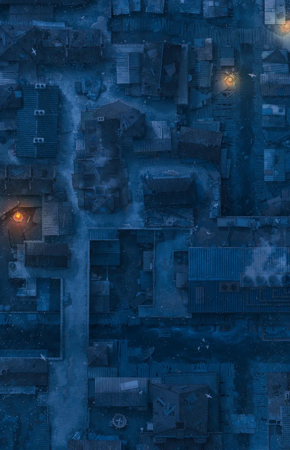 Slum District map, Winter Night variant thumbnail