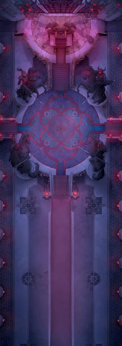 Royal Throne Room map, Demon Throne variant