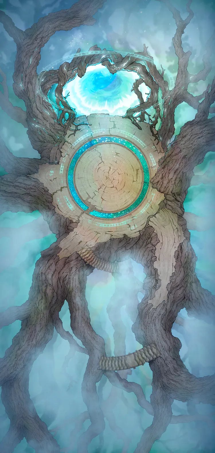 Yggdrasil Treetop map, Original Day variant