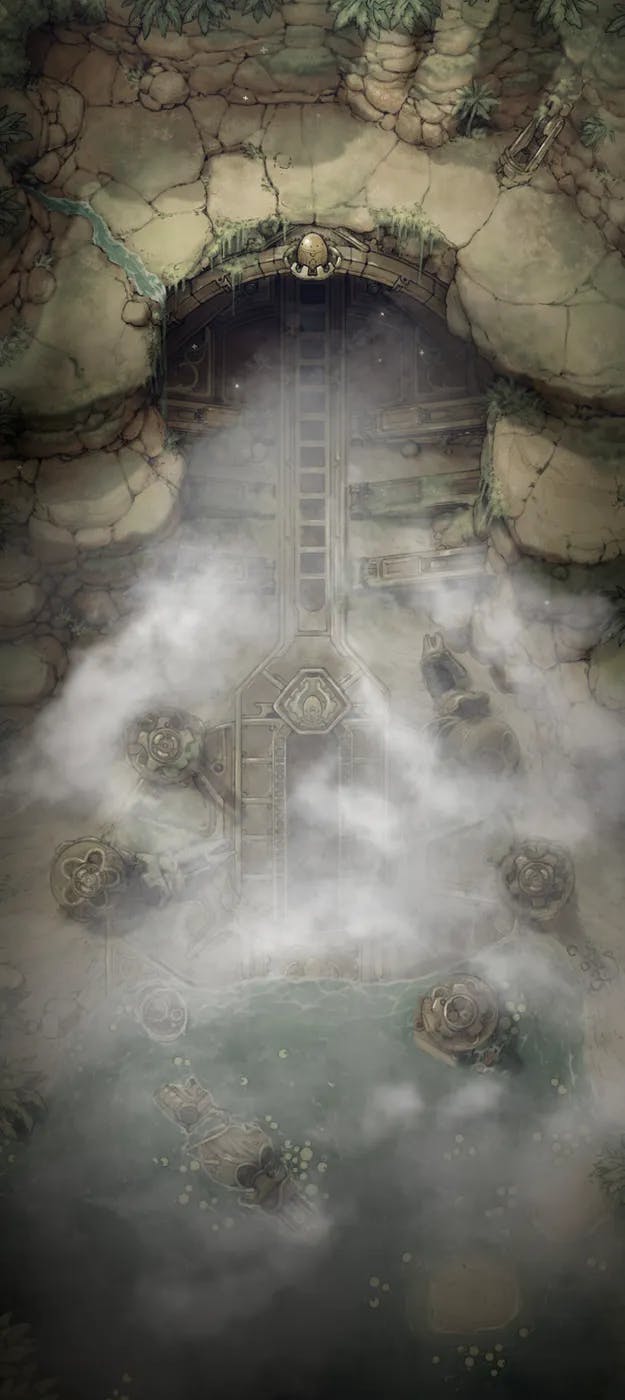 Clockwork Dragon Lair Exterior map, Fog variant