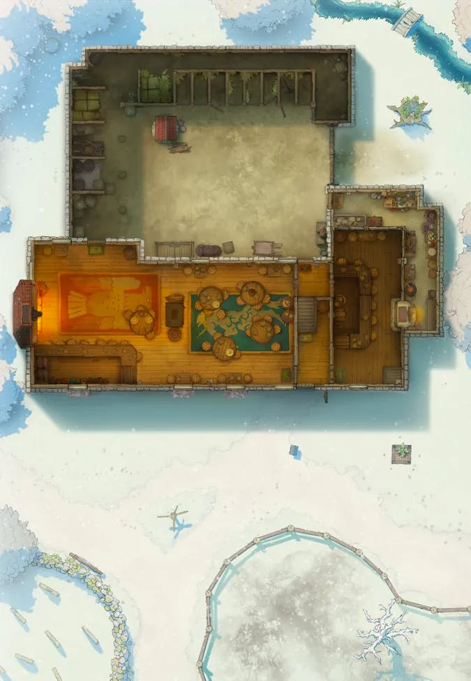 Ages of the Vale: Coaching House map, Indoors Winter Day variant thumbnail