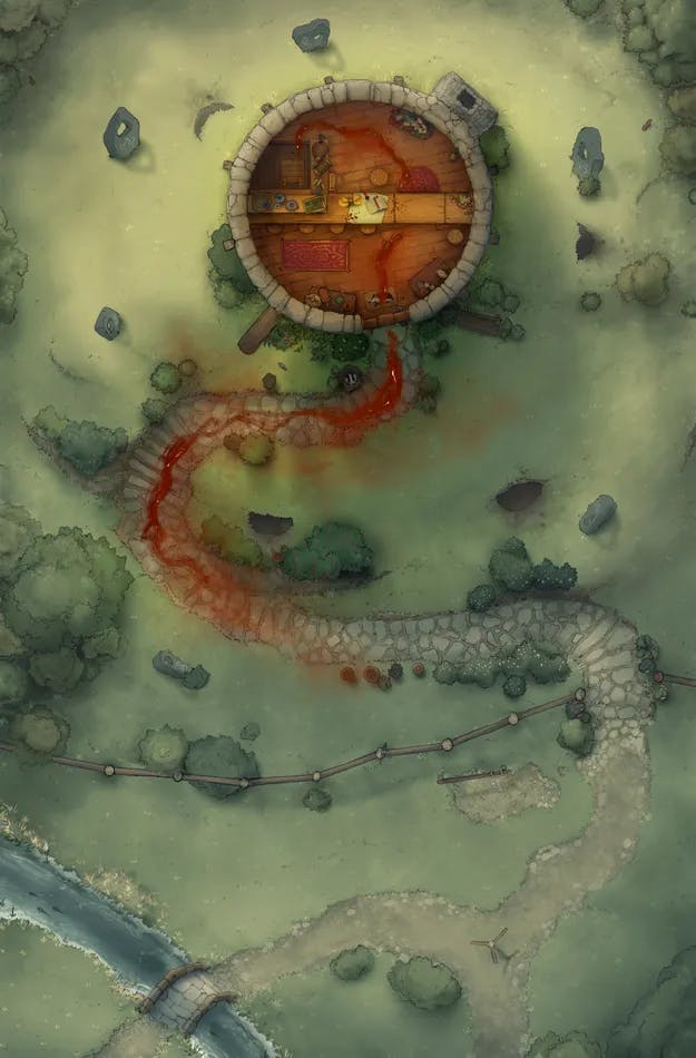 Badger Hill map, Bloody variant