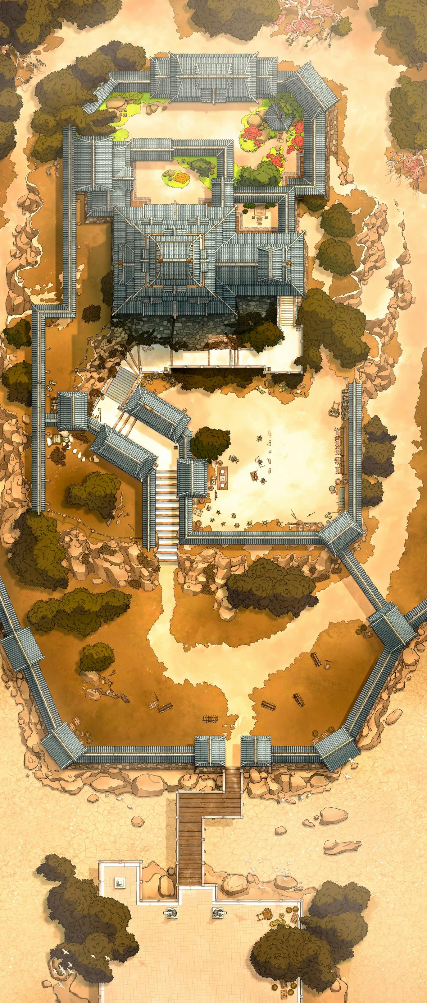 Japanese Castle Exterior map, Drought variant thumbnail