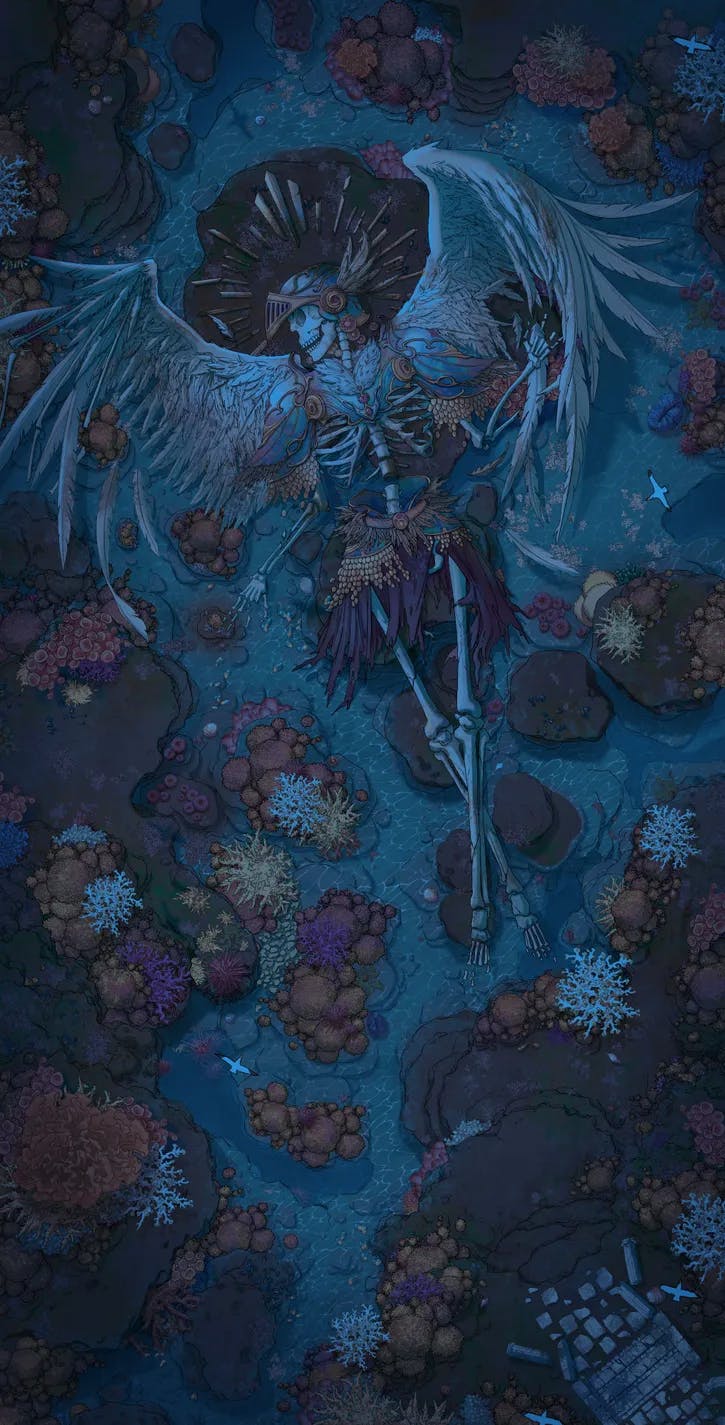 Dead Angel Reef map, Lowtide Night variant thumbnail