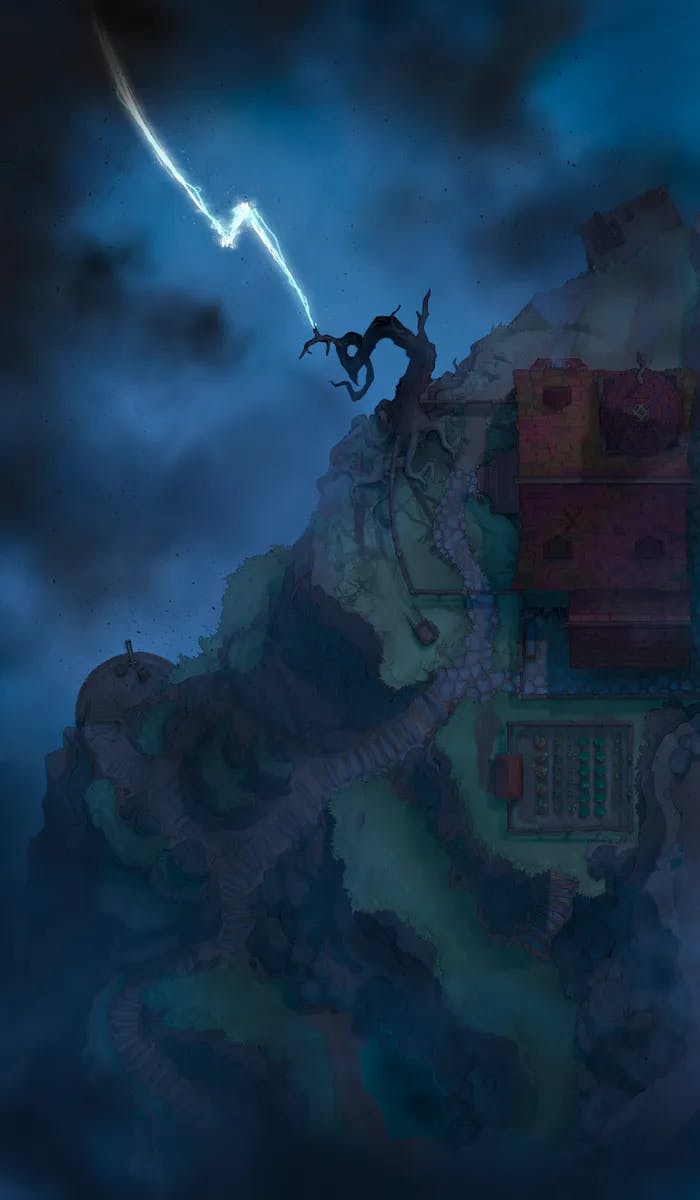 Wonderful Wizard Waterfall map, Lightning Rod variant thumbnail