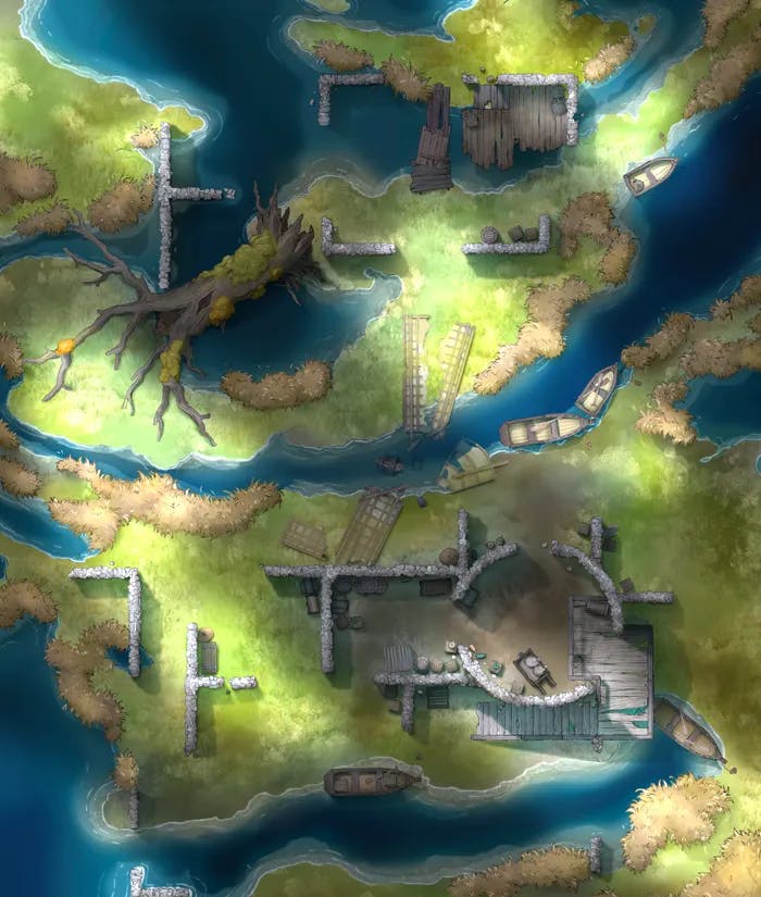 Smuggler's Fen map, Cloudy variant