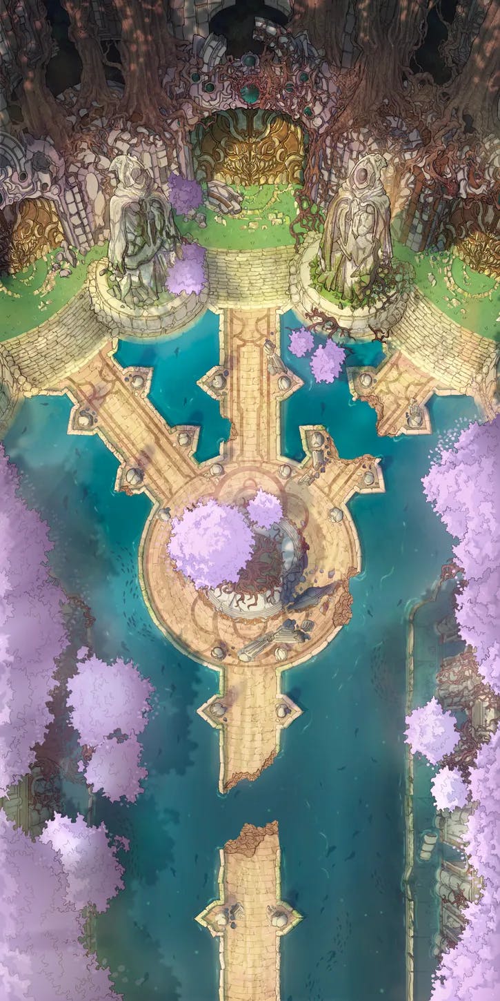 Flooded Fey Ruins map, Spring variant thumbnail