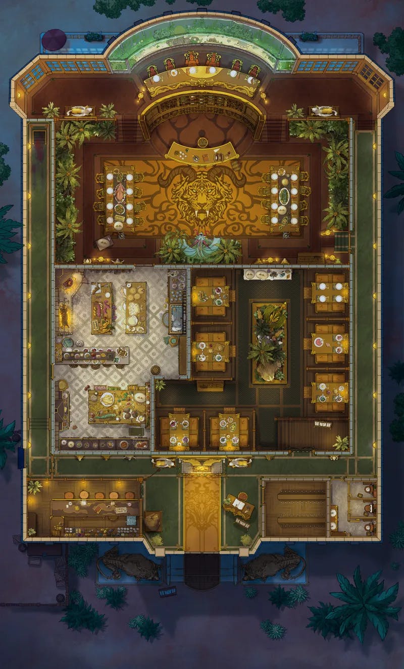 Monster Hunter Restaurant map, Desert Night variant thumbnail