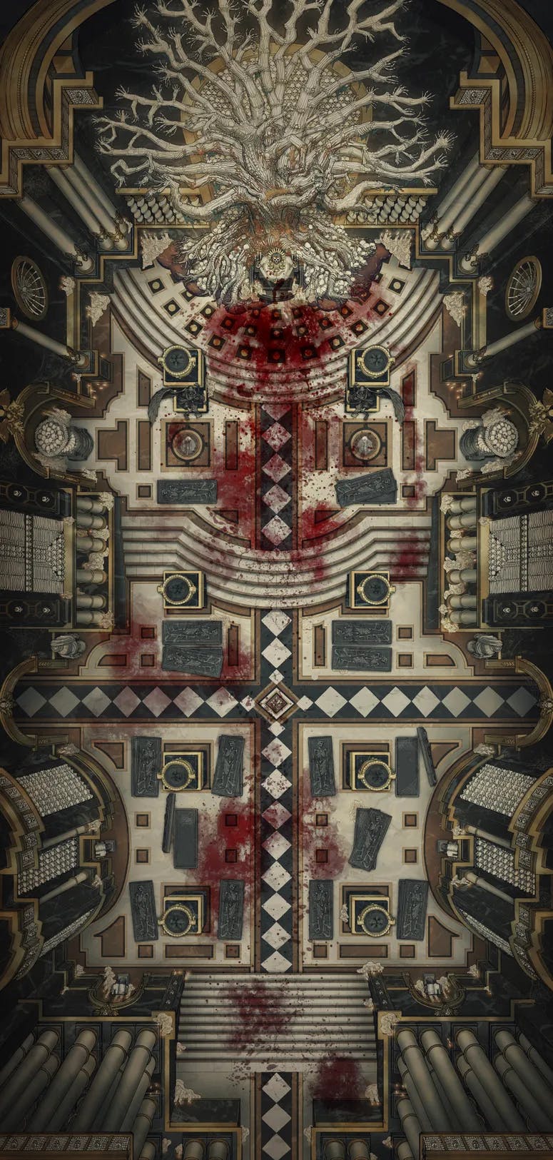 Bone Dryad Ossuary map, Massacre variant thumbnail