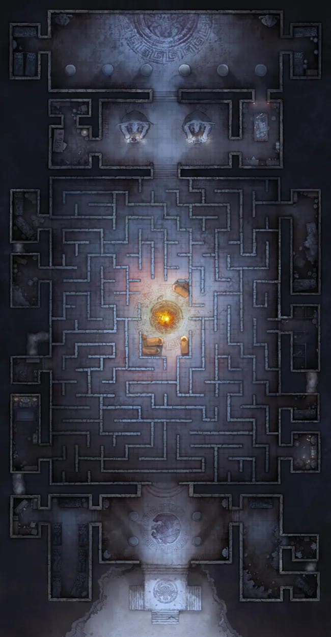 Minotaur Labyrinth map, Camp variant thumbnail