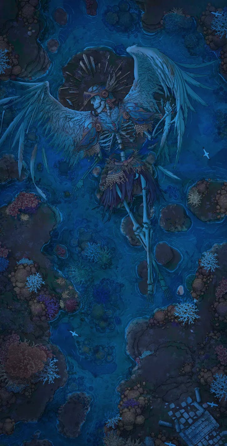 Dead Angel Reef map, Original Night variant