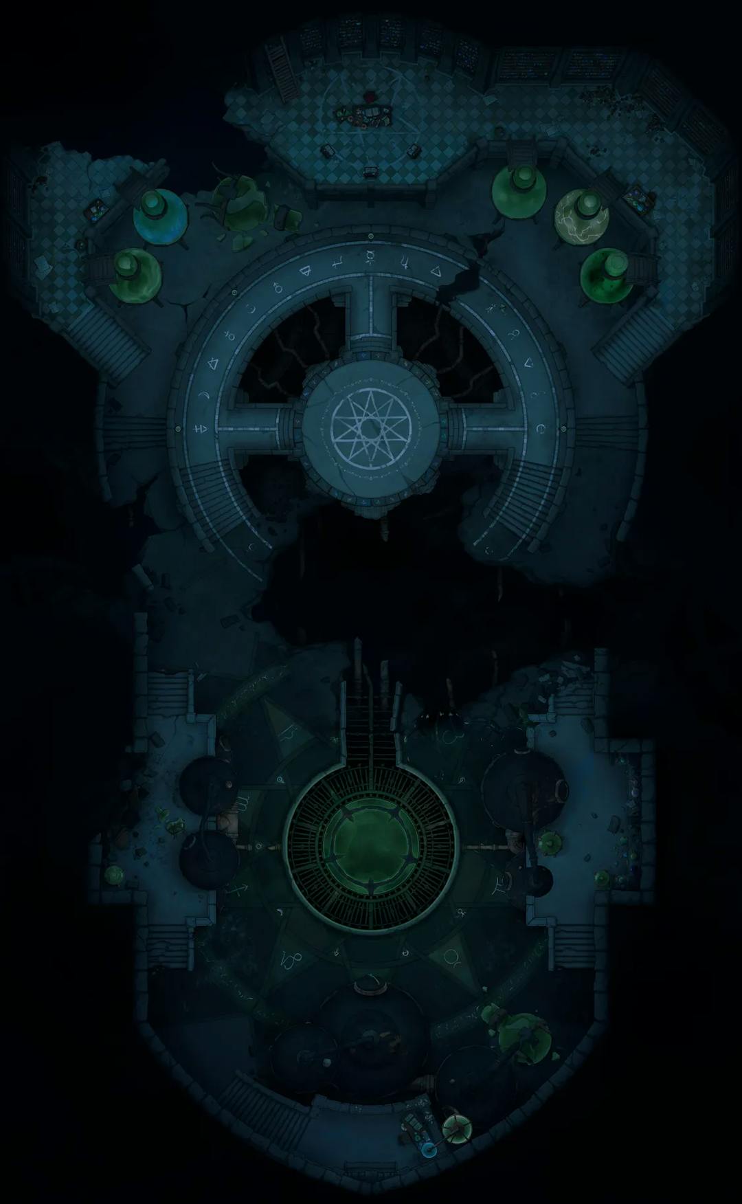 Alchemy Dungeon map, Dark variant