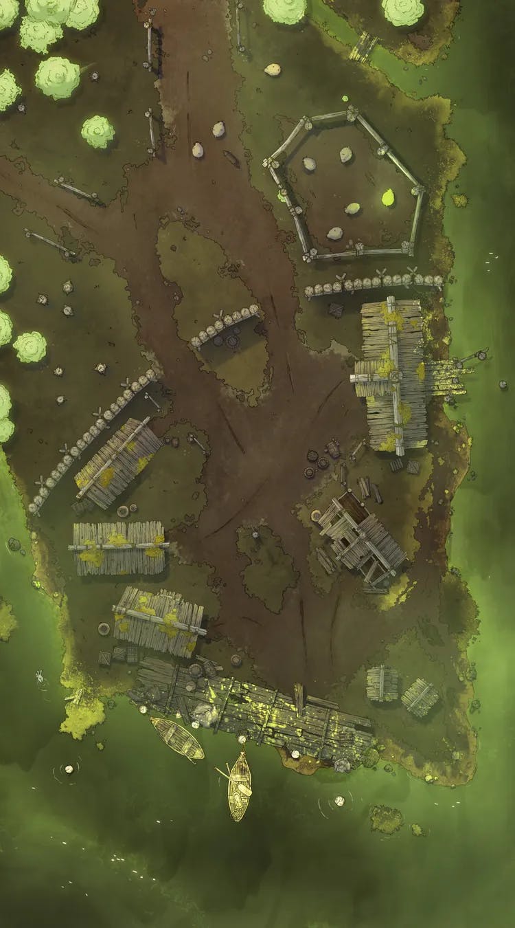 Iron Age Hamlet map, Toxic Sea variant thumbnail