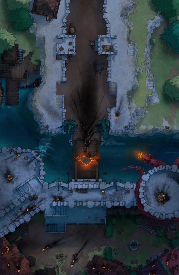 River Stronghold map, Dragon Assault variant thumbnail