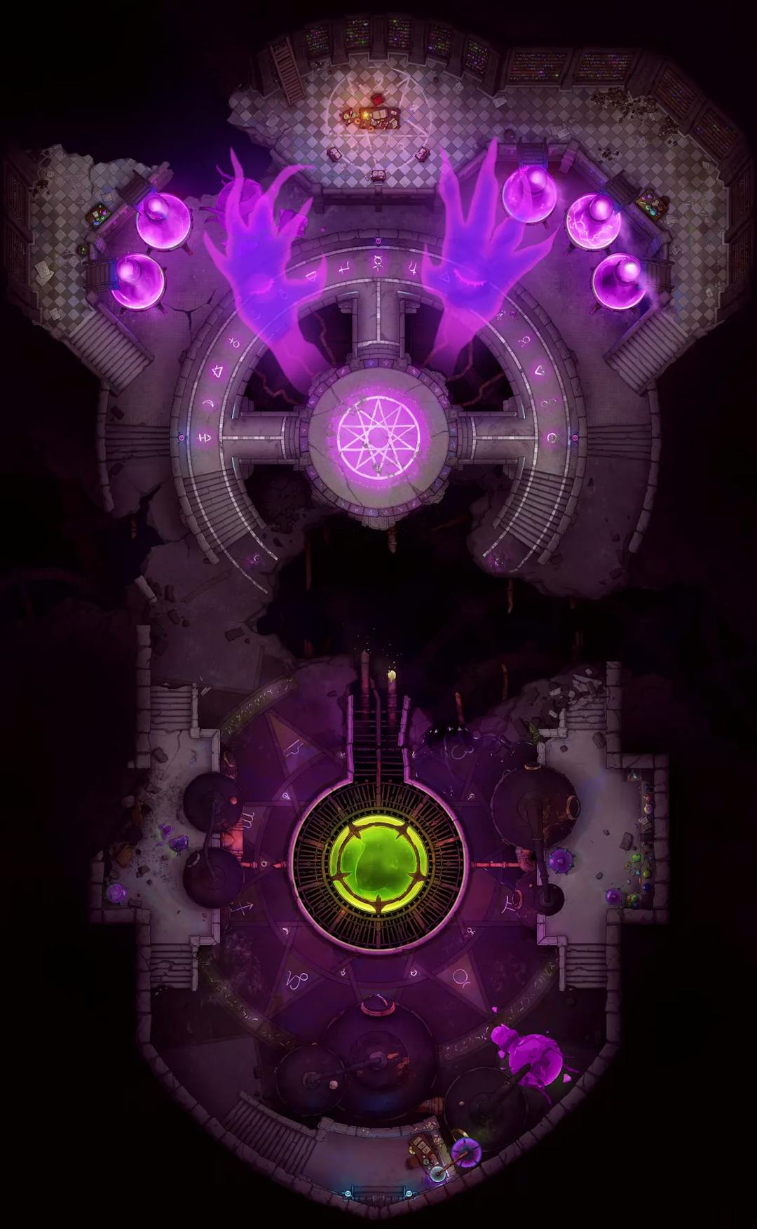 Alchemy Dungeon map, Curse Seeker variant