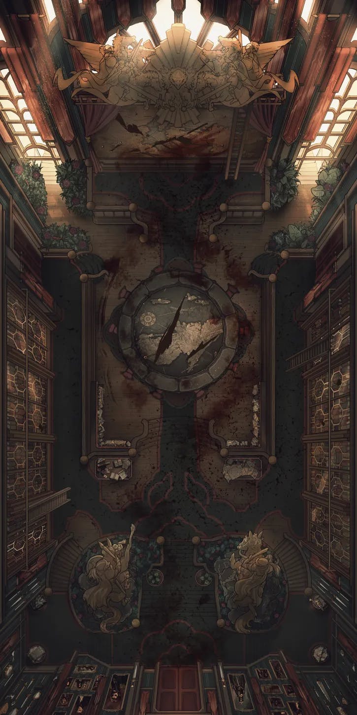 War Room Interior map, Massacre variant