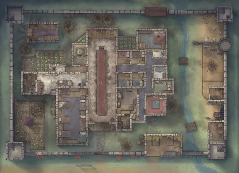 Adventurers' Guildhall map, Zombie Day variant thumbnail