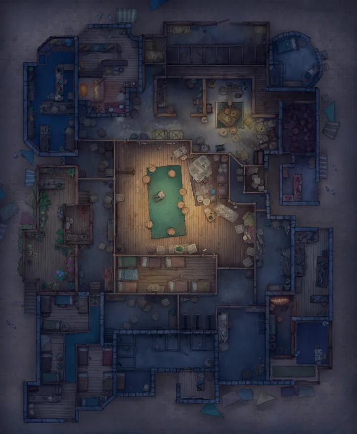 Thieves Guild Hideout map, Hostage Night variant thumbnail
