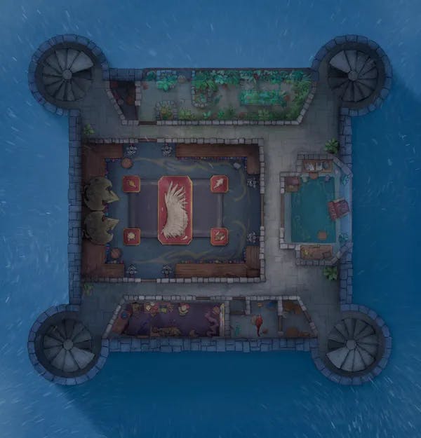 Grounded Castle map, Gallery Night Snow variant thumbnail