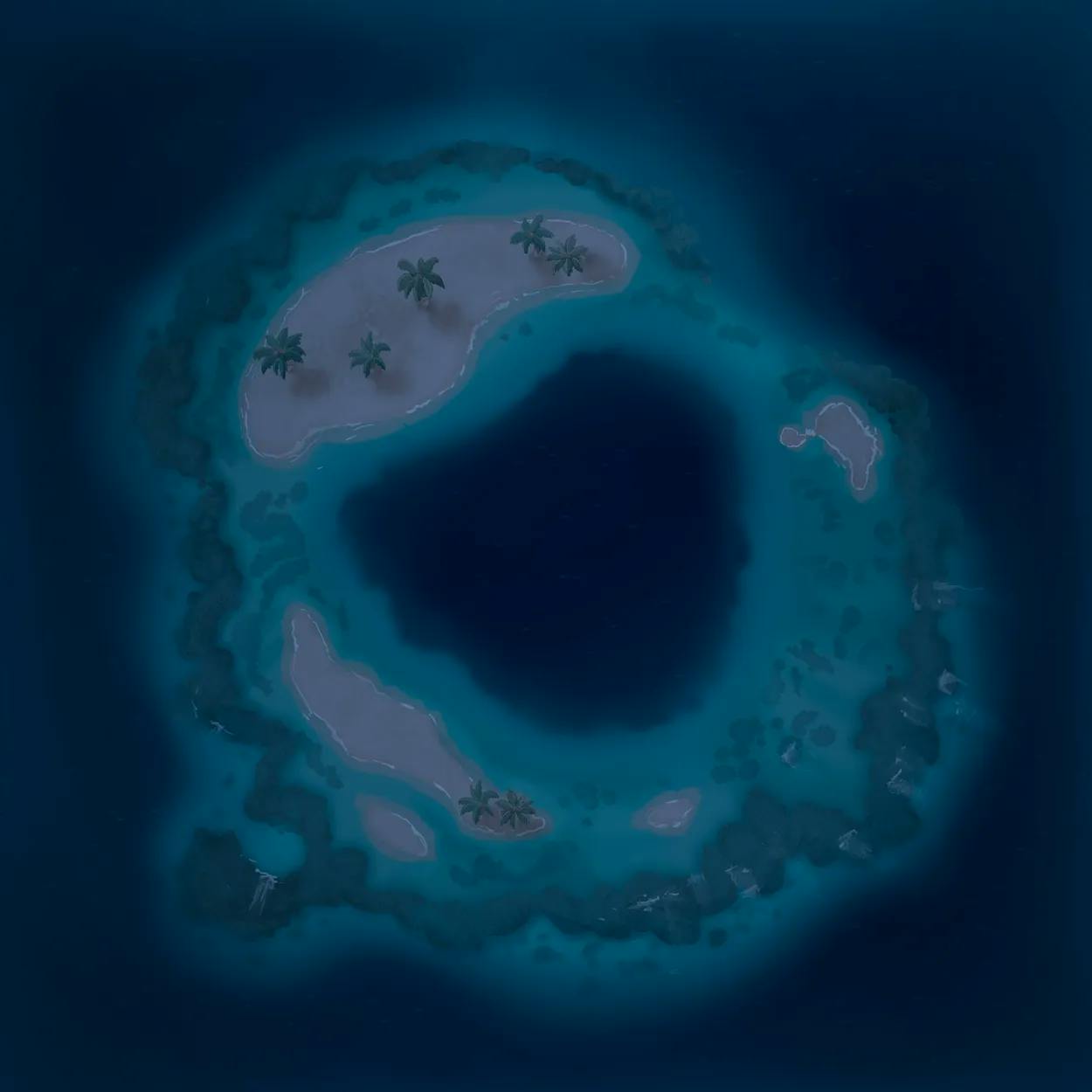 Open Ocean map, Atoll Night variant thumbnail