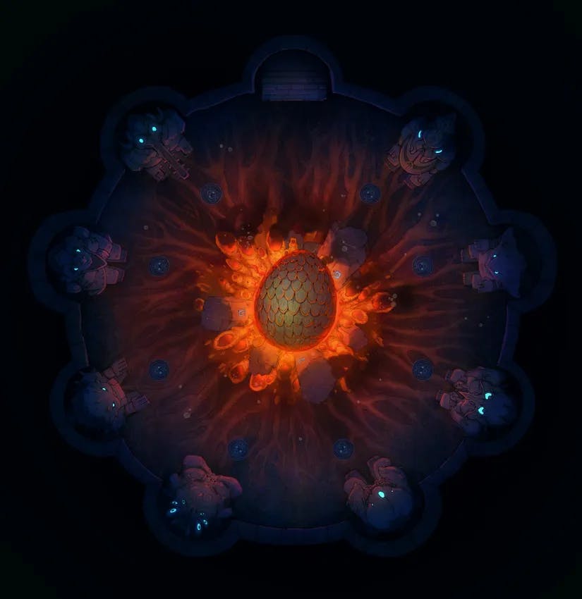 Deep Sea Hatching Chamber map, Dragon Egg variant thumbnail