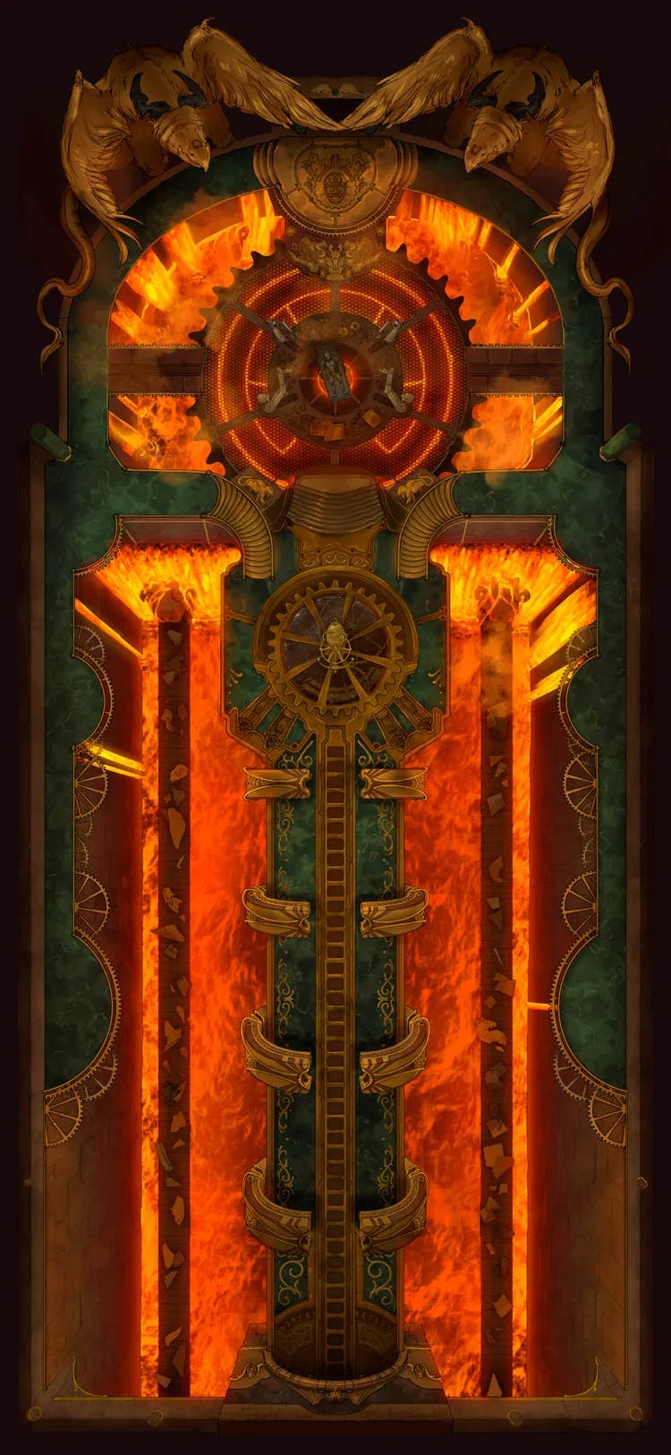Clockwork Dragon Lair Interior map, Forged variant thumbnail